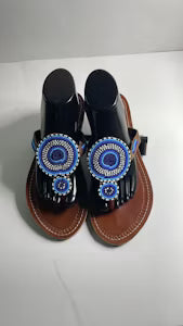 Blue Moon Massai Slippers