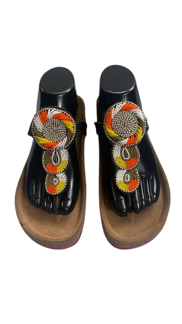 Caramel Orange Slippers