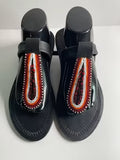 Tiger Eyes Massai Slippers