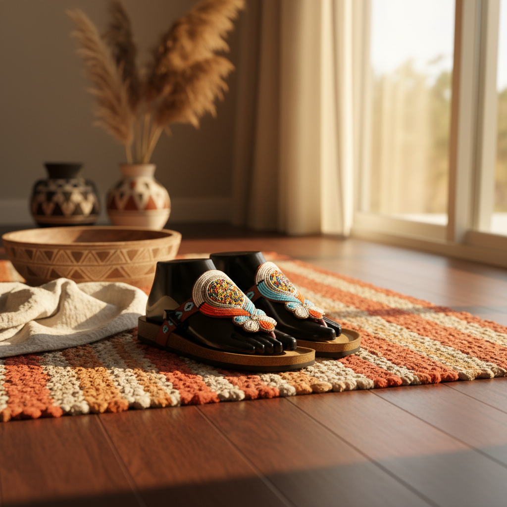 Beaded Maasai Sandals
