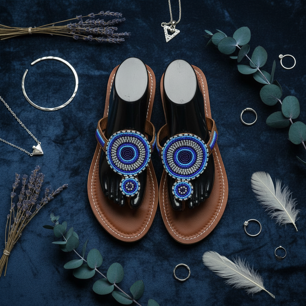 Blue Moon Flat Lay