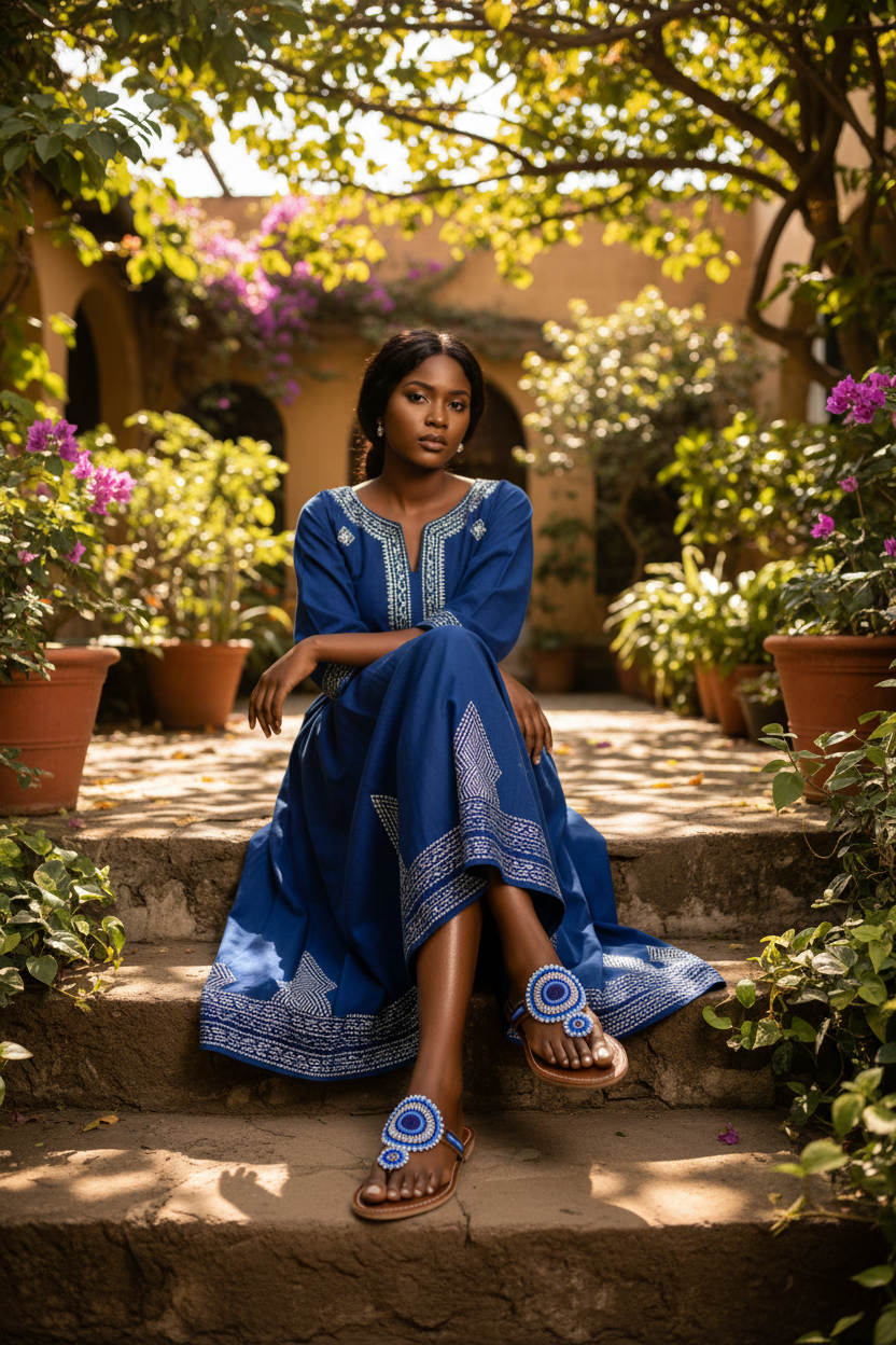 Blue Moon Garden Pose