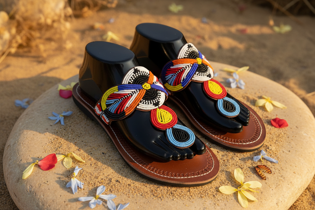 Butterfly Massai Slippers product image