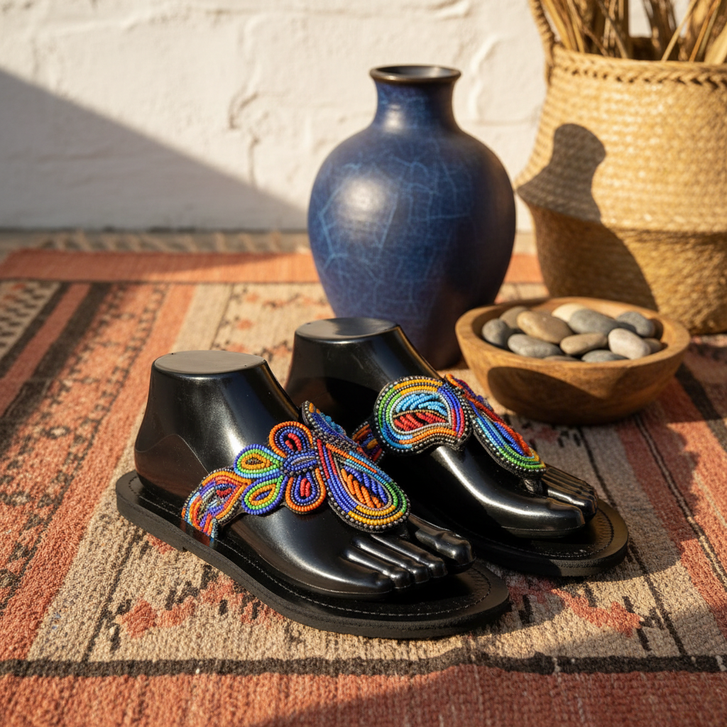 Dragonfly Massai Slippers