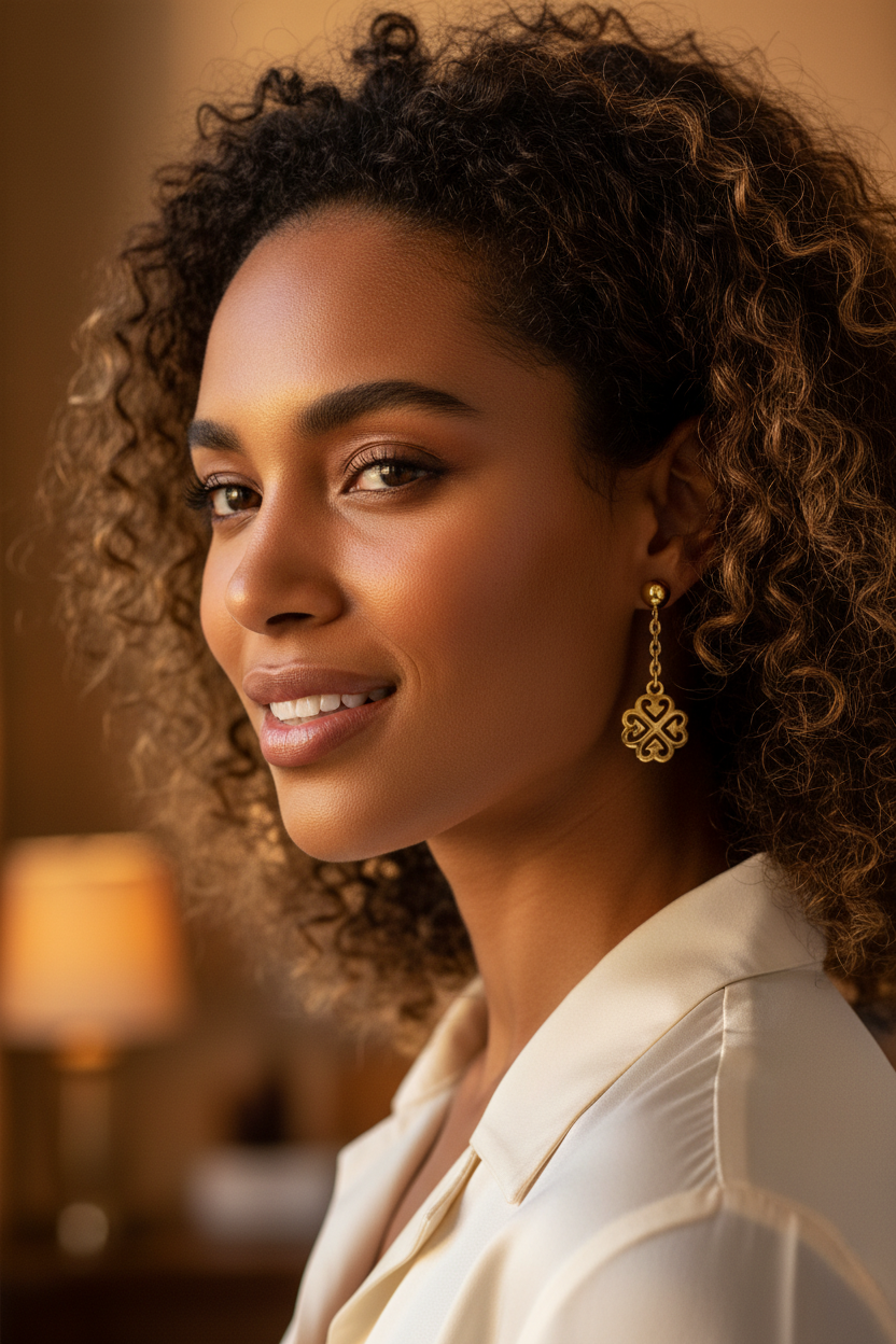 Drop Tear Earrings Lifestyle