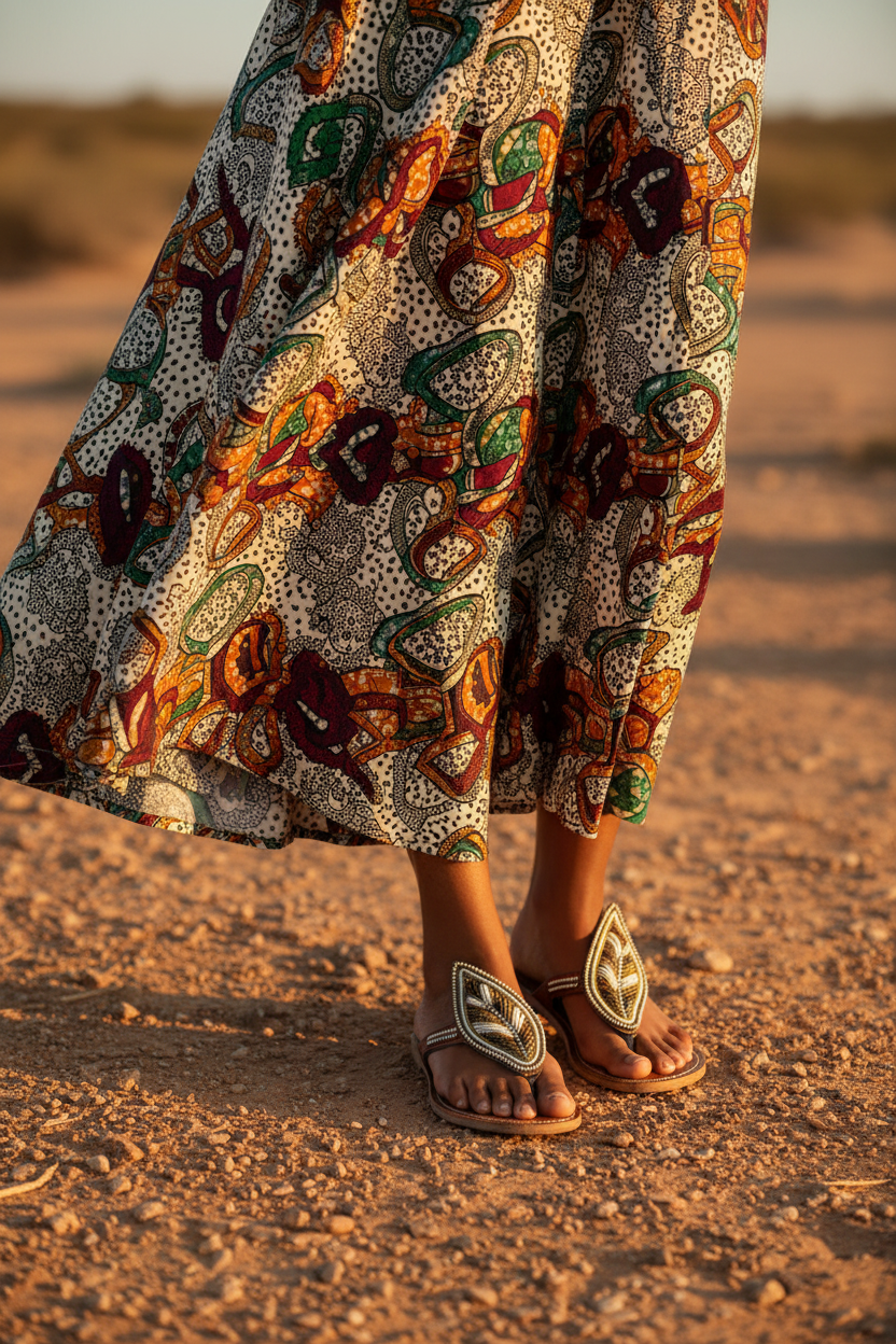 Gold Leaf Waist Down