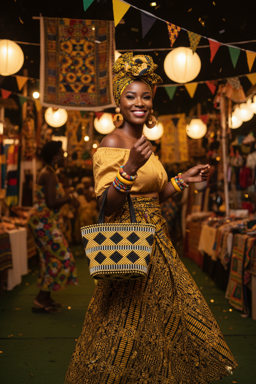 Kitenge Bag – Cultural Festival Scene