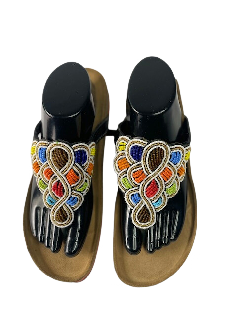 Massai Beaded Sandals