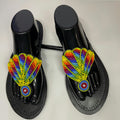 Peacock Massai Slippers
