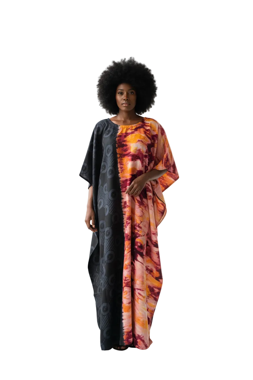 Pink/Navy Boubou - Different Model
