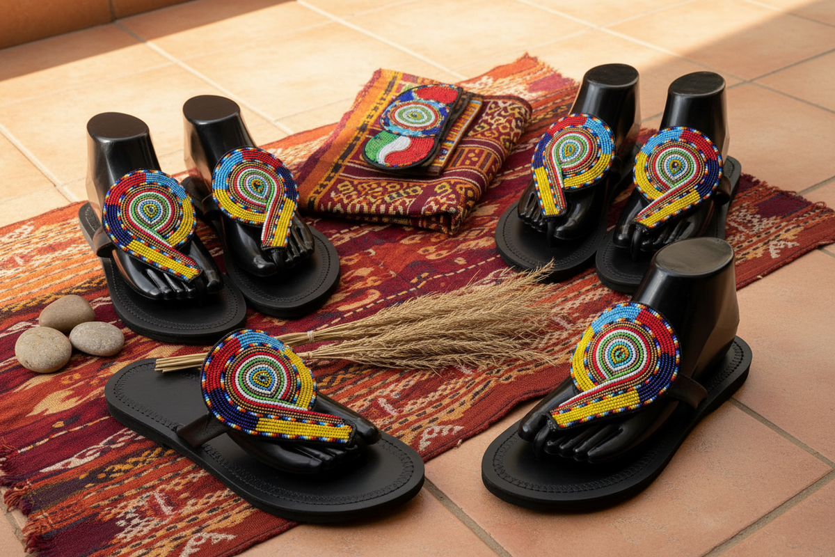 Six Massai Slippers product image