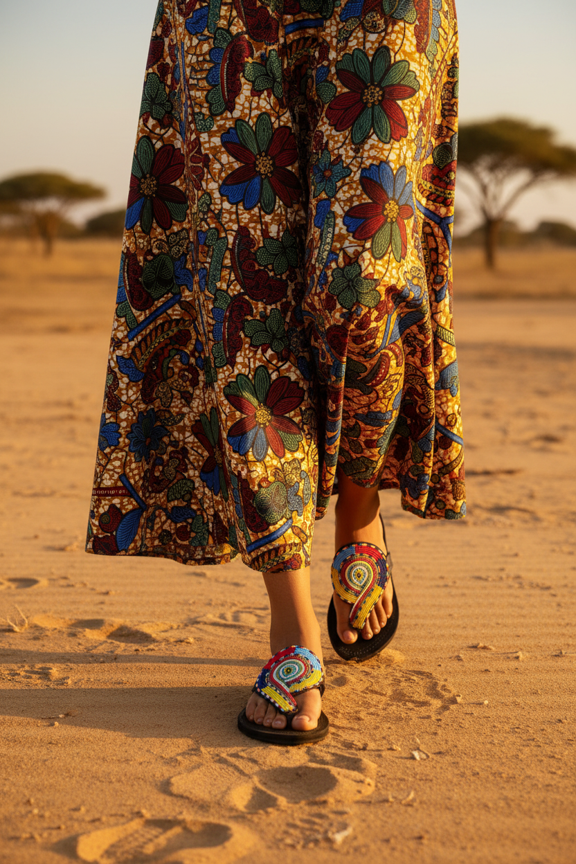 Six Massai Waist Down